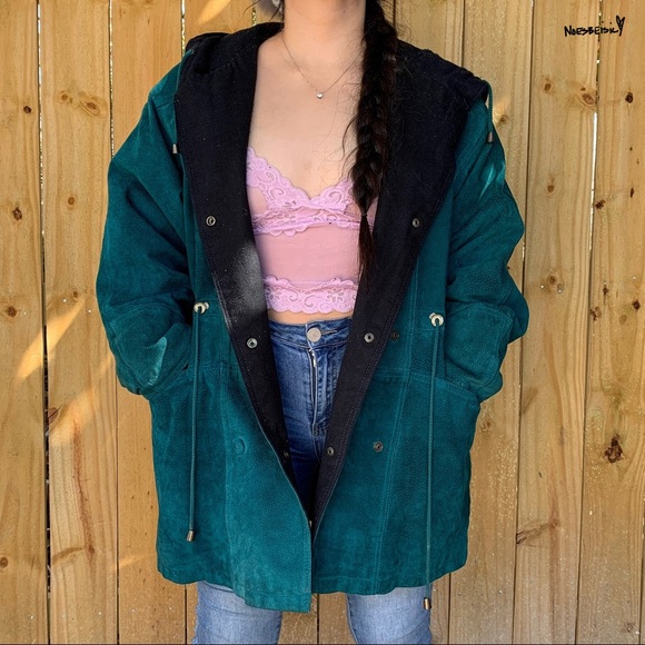 🚫SOLD•E✝️SY🚫 Vintage Maggie Lawrence Collection Leather Coat - Picture 3 of 10